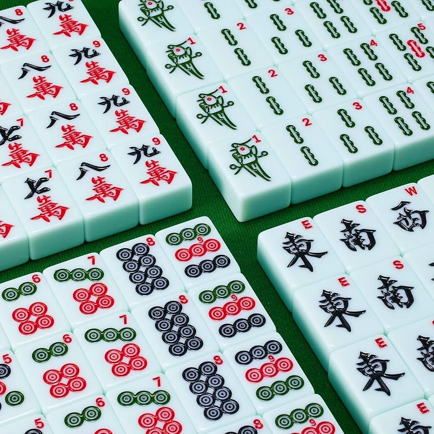 加拿大pc - 最佳的彩票平台传统麻将牌面特写，展现精美的牌面设计